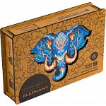 Eternal Elephant - Shaped Wooden Jigsaw Puzzle