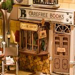 Rolife DIY Book Nook Shelf Insert (Bookend) - Sunshine Town