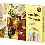 Rolife DIY Book Nook Shelf Insert (Bookend) - Sunshine Town