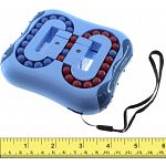 Double Side Square-Shaped Rotating 4-Color Beads Puzzle - Blue