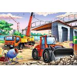 Construction & Cars - 2 x 24 Piece Puzzles