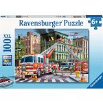 Fire Truck Rescue - 100 XXL Pieces
