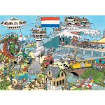 Jan van Haasteren- 2 x 1000 Traffic Chaos / By Air, Land and Sea