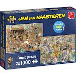 Jan van Haasteren - 2 x 1000 Pieces A Trip to the Museum