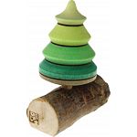 Spinning Top - Tree with Log Base