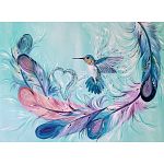Hummingbird Feathers - On the Go Jigsaw Puzzle