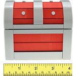 Treasure Chest Puzzle Box - Silver Design