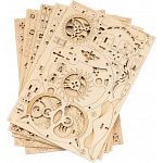 ROKR Wooden Mechanical Gears Model - Owl Clock