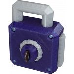Dial It In Lock - Purple and Silver