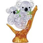 3D Crystal Puzzle Deluxe - Koala and Baby