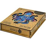Magnetic Octopus - Shaped Wooden Jigsaw Puzzle