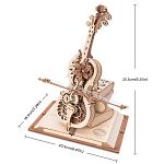 ROKR DIY Wooden Mechanical Music Box - Magic Cello