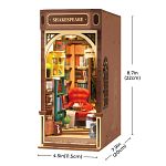 Rolife DIY Book Nook Shelf Insert (Bookend) - Bookstore
