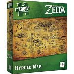 The Legend of Zelda: Hyrule Map - 1000 Piece Jigsaw Puzzle