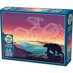 Crossings: Thunderbird and Bear - Large Piece Jigsaw