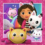 Gabby's Dollhouse: It's Meow Time - 3 x 49 Piece Puzzles
