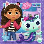 Gabby's Dollhouse: It's Meow Time - 3 x 49 Piece Puzzles