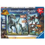 Jurassic World: Restriced Access - 3 x 49 Piece Puzzles