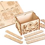 Wooden Secret Treasure Box - DIY Puzzle Gift Box