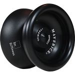 Maverick (Black) - Aluminum Responsive Ball Bearing Yo-Yo