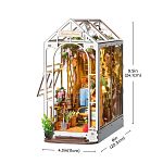 Rolife DIY Book Nook Shelf Insert (Bookend) - Garden House