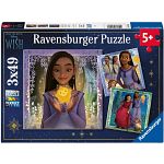 Disney Wish - Asha's Wish - 3 x 49 Piece Puzzles