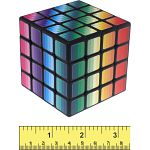 4x4x4 Mosaic Rainbow Cube - Black Body