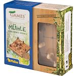 Mini Bamboo Travel Game: Nine Men's Morris