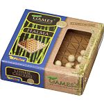 Mini Bamboo Travel Game: Chinese Checkers