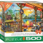 Early Morning Fishing - Large Piece Jigsaw Puzzle