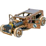 Wooden Mechanical DIY Model: Hot Rod - Limited Edition