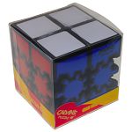 Bram & Oskar Gear 2x2 Cube - Black Body (6-Color Stickers)