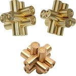 Group Special - set of 3 Brass Monkeys