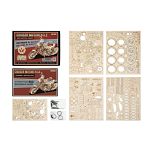 ROKR Wooden Mechanical Gears Model - Cruiser Motorcycle