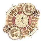 ROKR Wooden Mechanical Gears Model - Zodiac Wall Clock