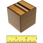 2 Sun Cube 7 Step Natural Wood