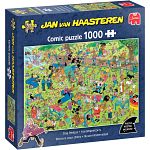 Jan van Haasteren Comic Puzzle - Dog Parkour