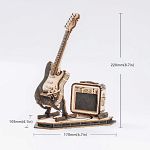 ROKR DIY Wooden Model Kit - Electric Guitar