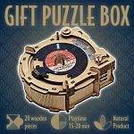 CluePuzzle: Record Player - Gift Puzzle Box