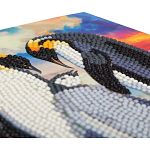 D.I.Y Crystal Art Card Kit - Penguin Family