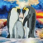 D.I.Y Crystal Art Card Kit - Penguin Family