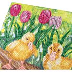 D.I.Y Crystal Art Card Kit - Spring Chicks