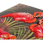 D.I.Y Crystal Art Card Kit - Flamingos