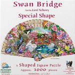 Swan Bridge - Shaped Jigsaw Puzzle