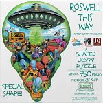 Roswell This Way - Shaped Jigsaw Puzzle