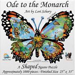 Ode to the Monarch - Shaped Jigsaw Puzzle