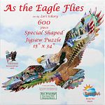 As the Eagle Flies - Shaped Jigsaw Puzzle
