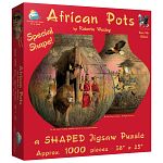 African Pots - Shaped Jigsaw Puzzle