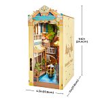 Rolife DIY Book Nook Shelf Insert (Bookend) - Romantic Venice