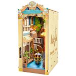 Rolife DIY Book Nook Shelf Insert (Bookend) - Romantic Venice